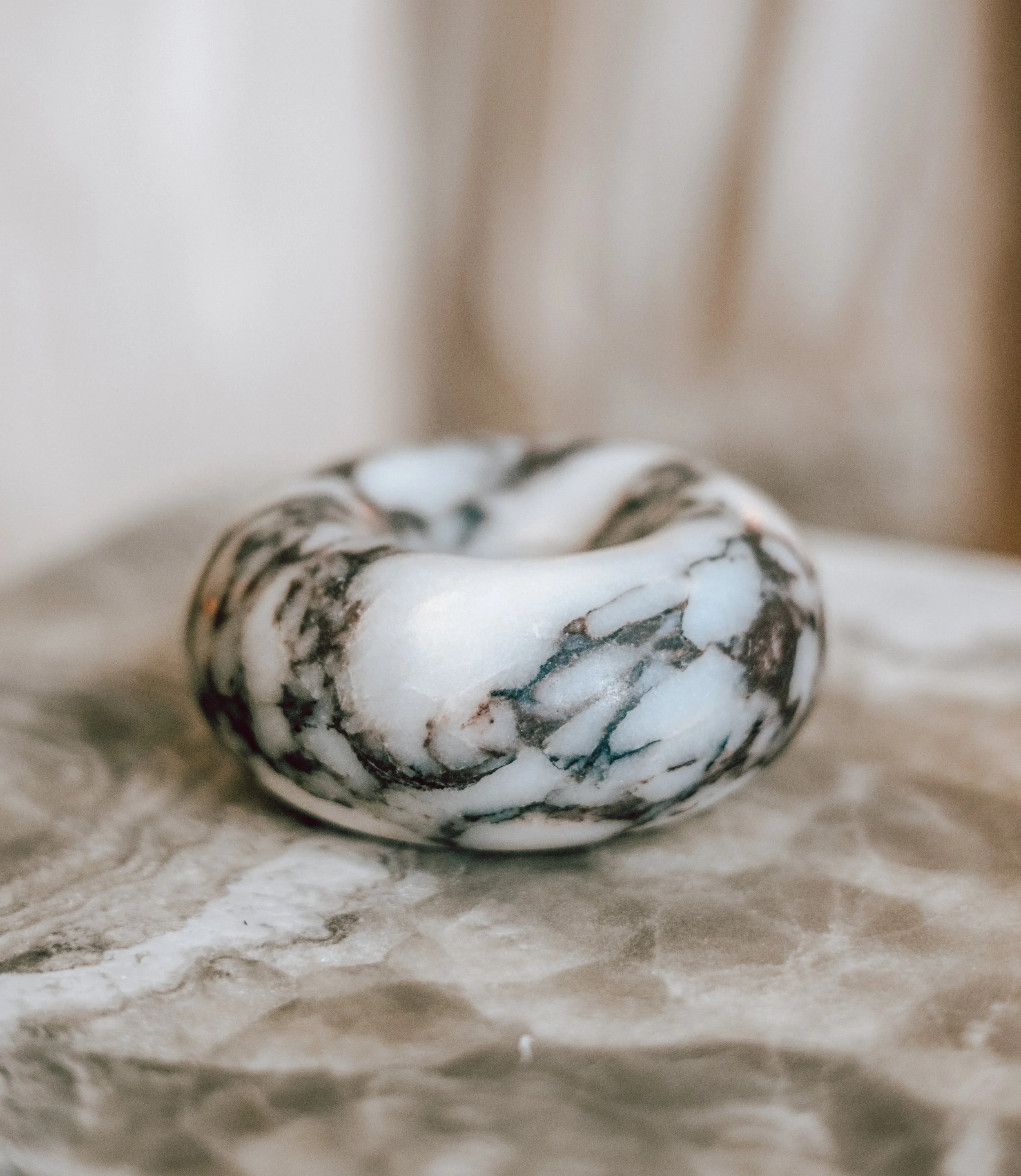 WABI SABI NORDIC: “Slowness” is expressed in our design through the use of timeless natural stones and craftsmanship.