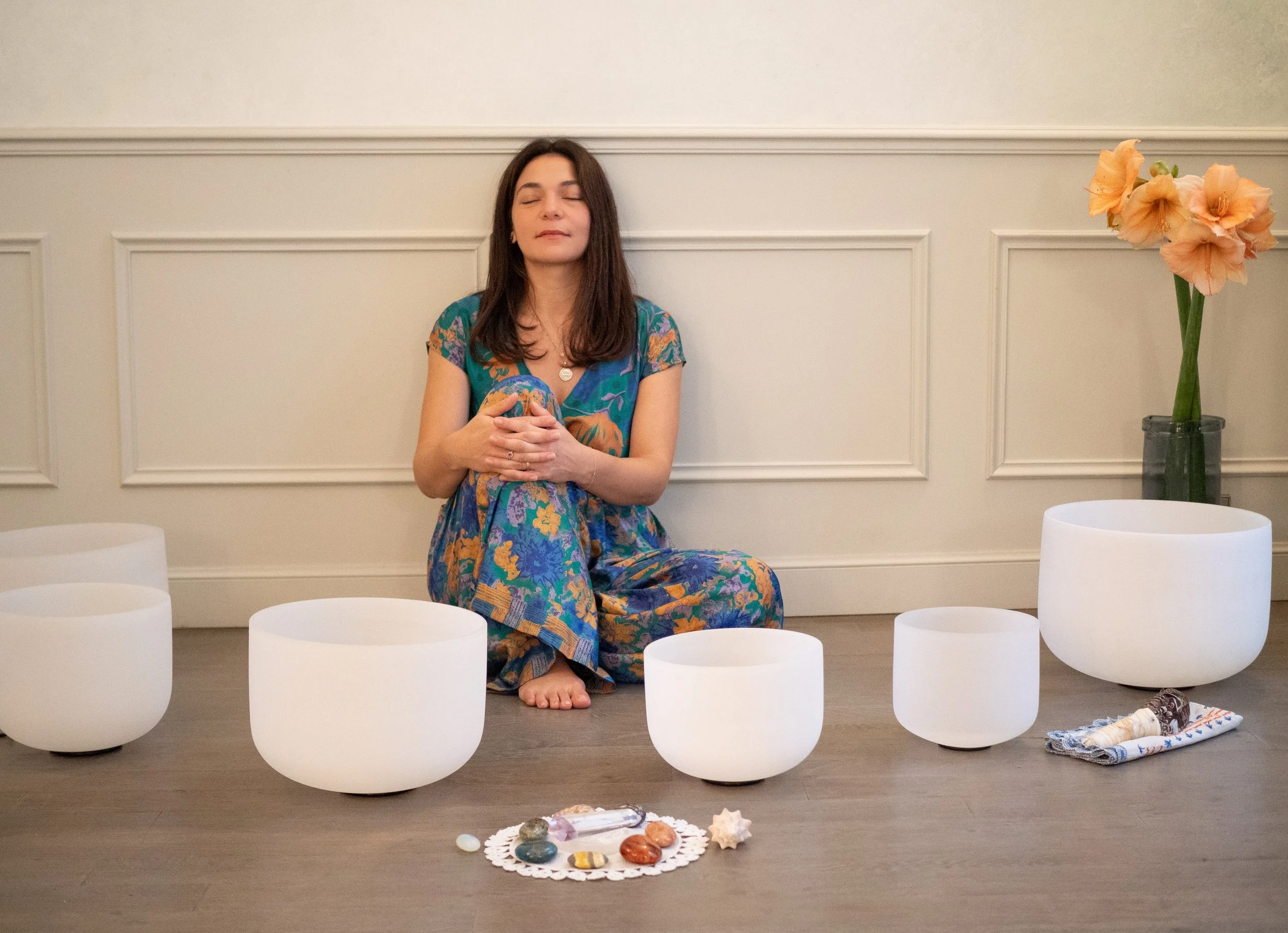 Uma Gaia; a sacred and magical conversation about slowness and sound healing with the sound therapist, diviner and poetess Olivia, Uma Gaia.