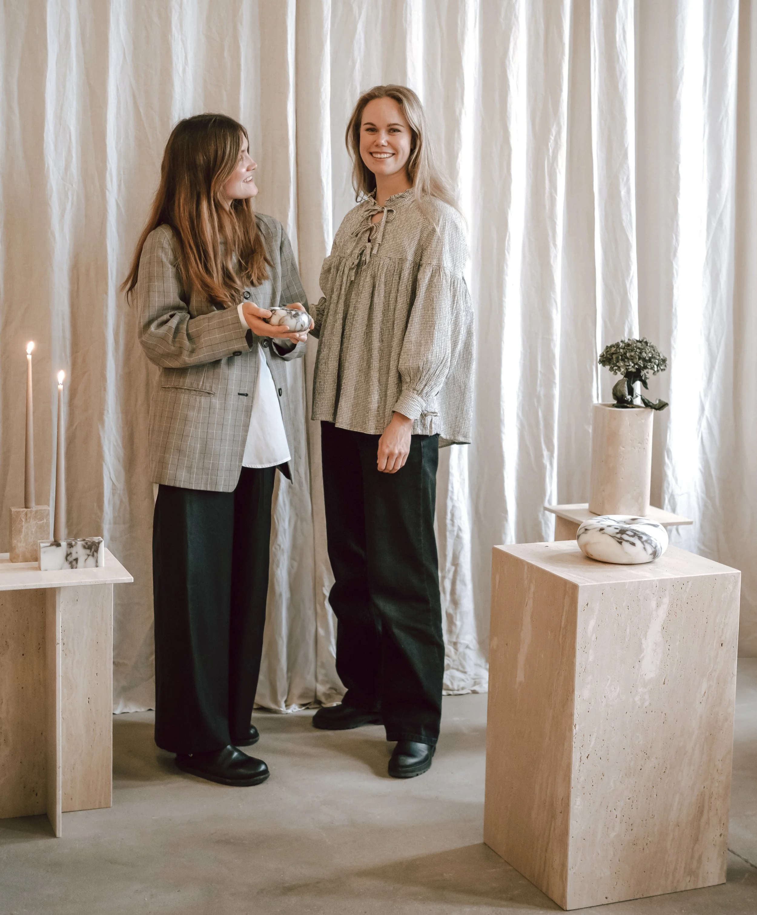 WABI SABI NORDIC: “Slowness” is expressed in our design through the use of timeless natural stones and craftsmanship.