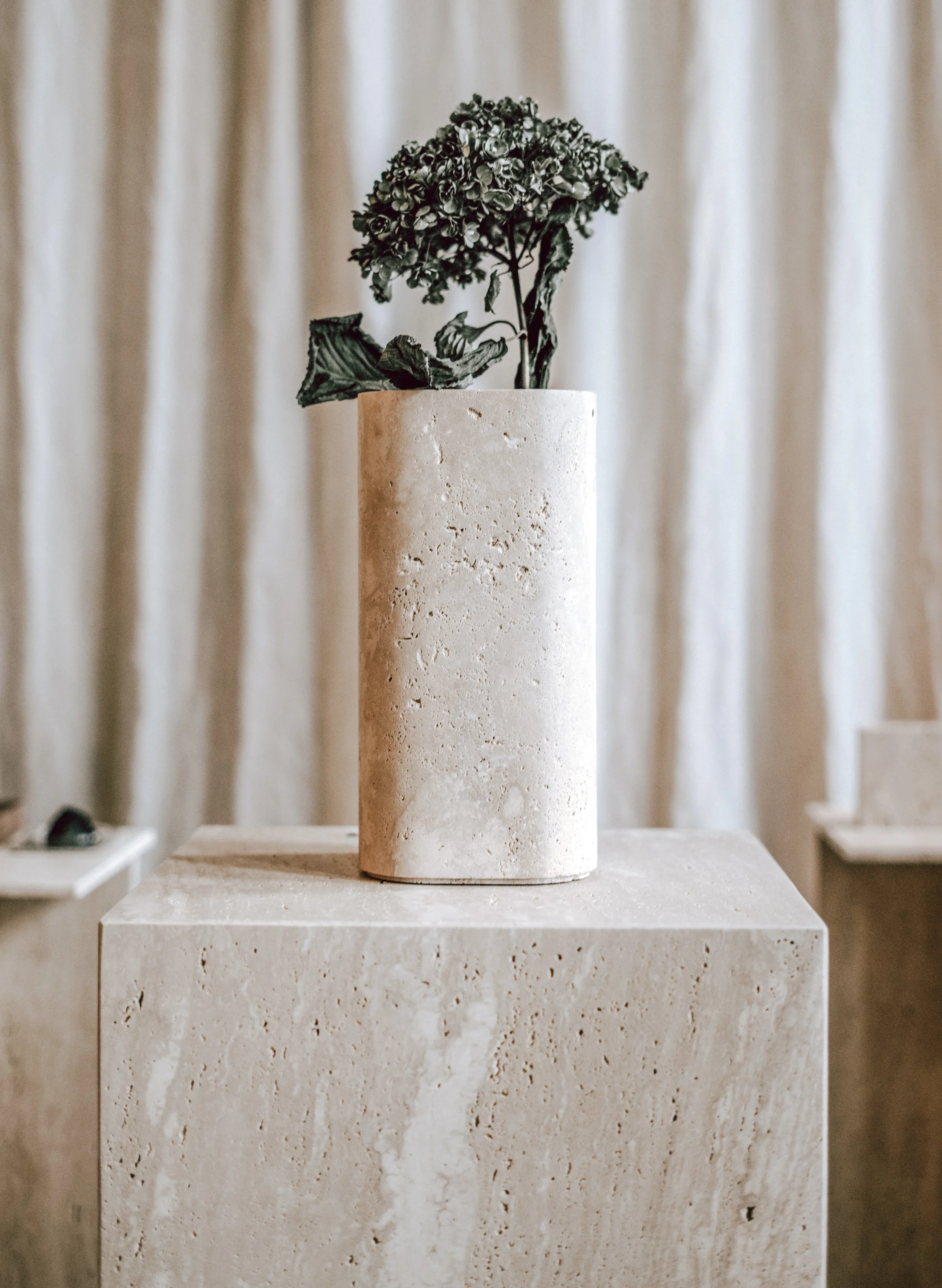 WABI SABI NORDIC: “Slowness” is expressed in our design through the use of timeless natural stones and craftsmanship.